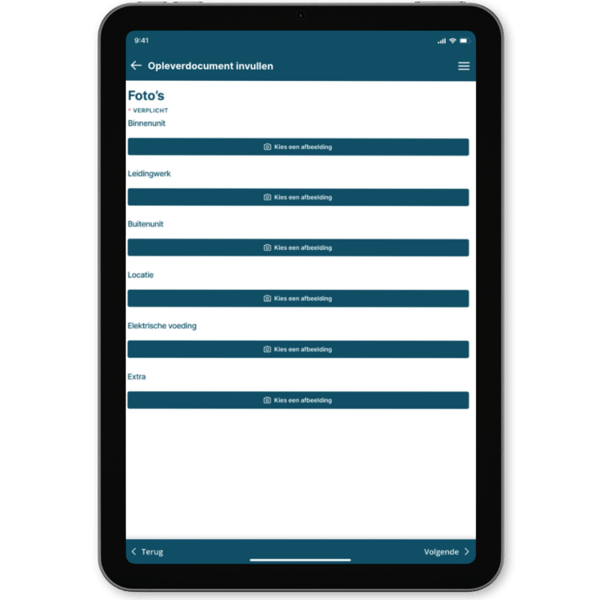 Opleverdocument - tablet shadow - square - NL