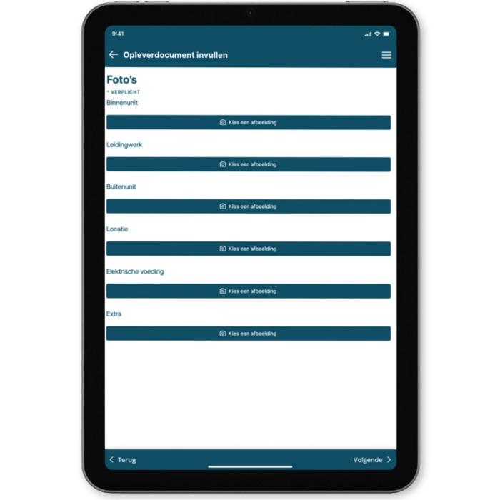Opleverdocument - tablet shadow - square - NL