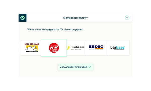 Design – Configurators mouting DE