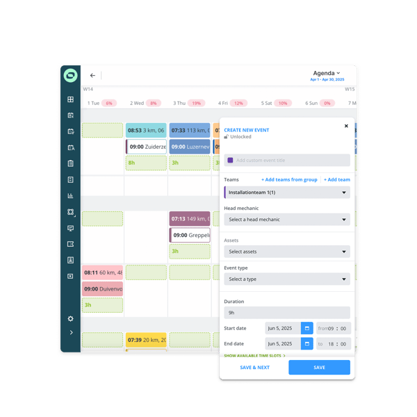 Installation planning Sollit squared EN
