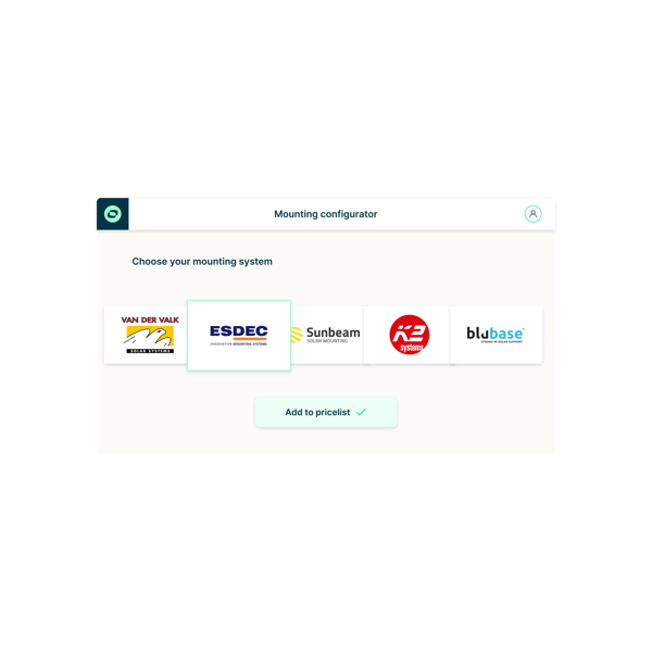 Mpunting systems configurator Sollit - EN
