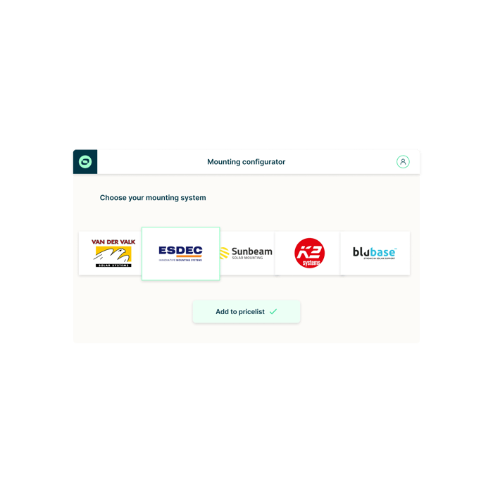 Mpunting systems configurator Sollit - EN